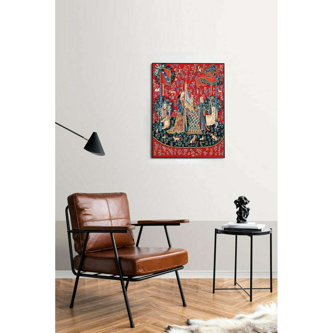 Needlepoint canvas for halfstitch without yarn Can.Seul Lady With A Unicorn MRC1432206 Margot de Paris Printed Tapestry Canvas