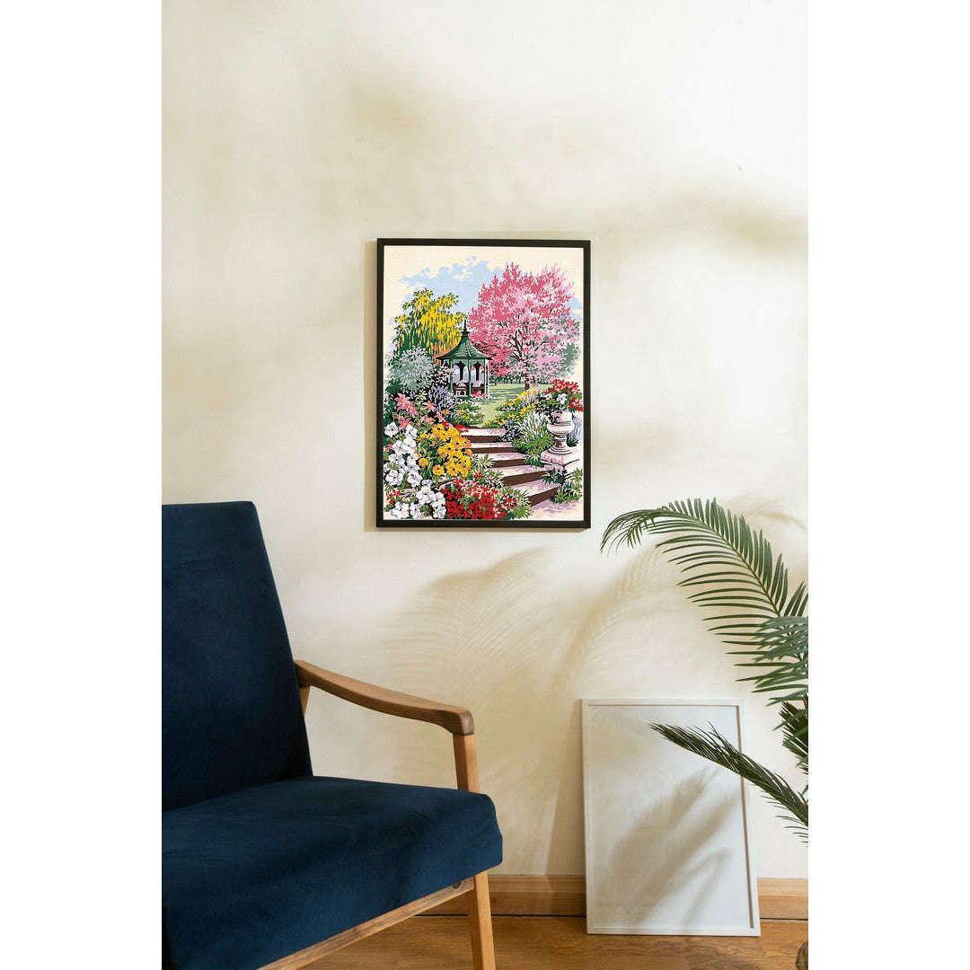 Needlepoint canvas for halfstitch without yarn Canvas The Gloriette SE929.283 Seg De Paris Printed Tapestry Canvas