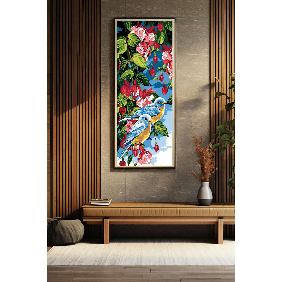 Needlepoint canvas for halfstitch without yarn Duo SE950.157 Seg De Paris Printed Tapestry Canvas