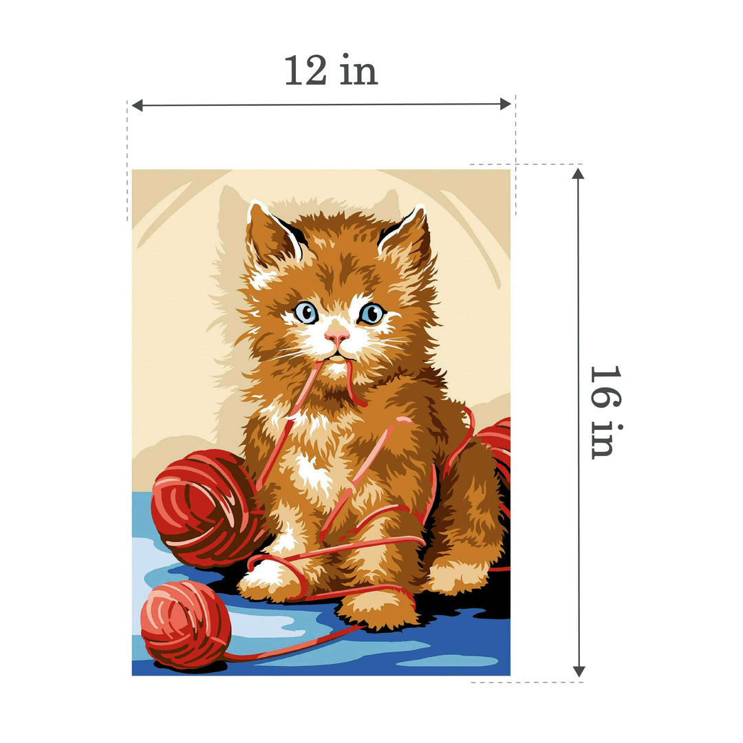 Needlepoint canvas for halfstitch without yarn Emberlificoter SE926.240 Seg De Paris Printed Tapestry Canvas