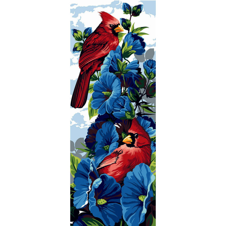 Needlepoint canvas for halfstitch without yarn Feather and Petal SE950.159 Seg De Paris Printed Tapestry Canvas