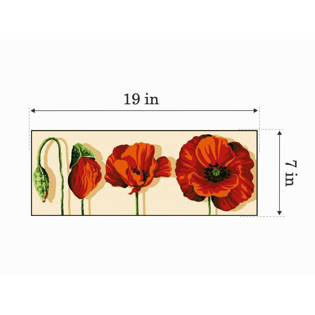 Needlepoint canvas for halfstitch without yarn Growth MRCU62264 Margot de Paris Printed Tapestry Canvas