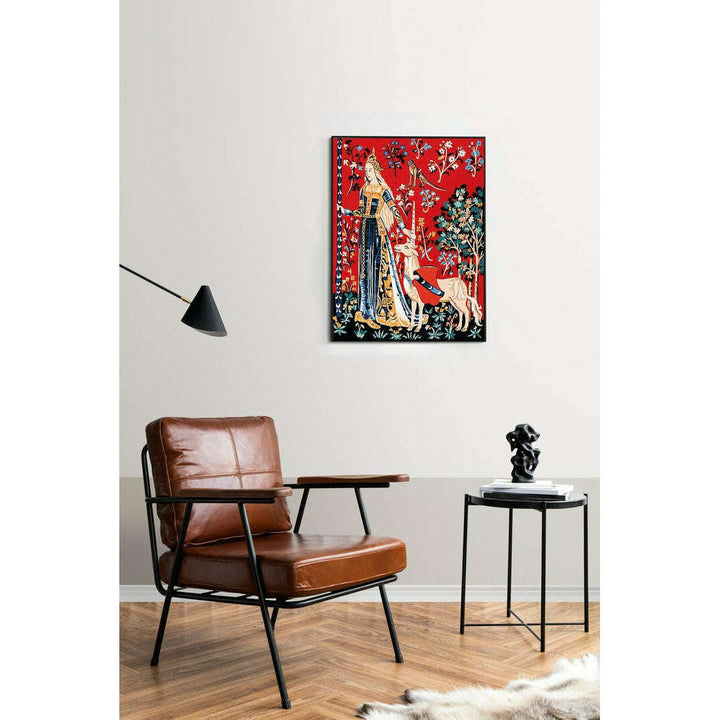 Needlepoint canvas for halfstitch without yarn Lady Unicorn Touch MRC1531136 Margot de Paris Printed Tapestry Canvas