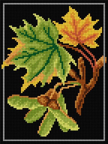 Needlepoint canvas for halfstitch without yarn Maple 3246F - Printed Tapestry Canvas