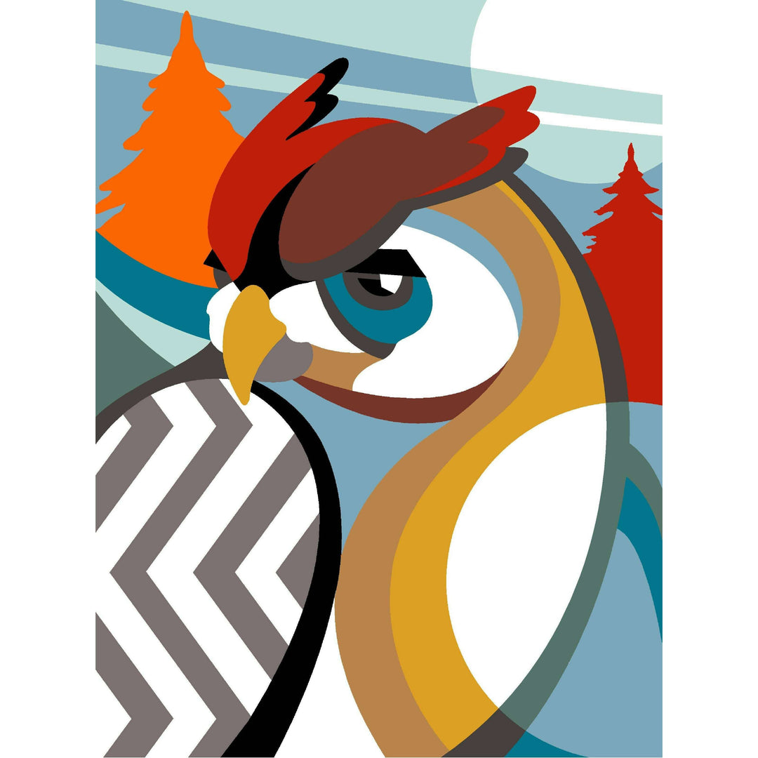 Needlepoint canvas for halfstitch without yarn Owl Art SE926.368 Seg De Paris Printed Tapestry Canvas