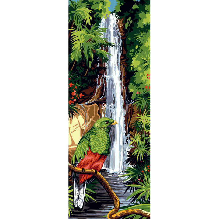 Needlepoint canvas for halfstitch without yarn Quetzal SE950.139 Seg De Paris Printed Tapestry Canvas