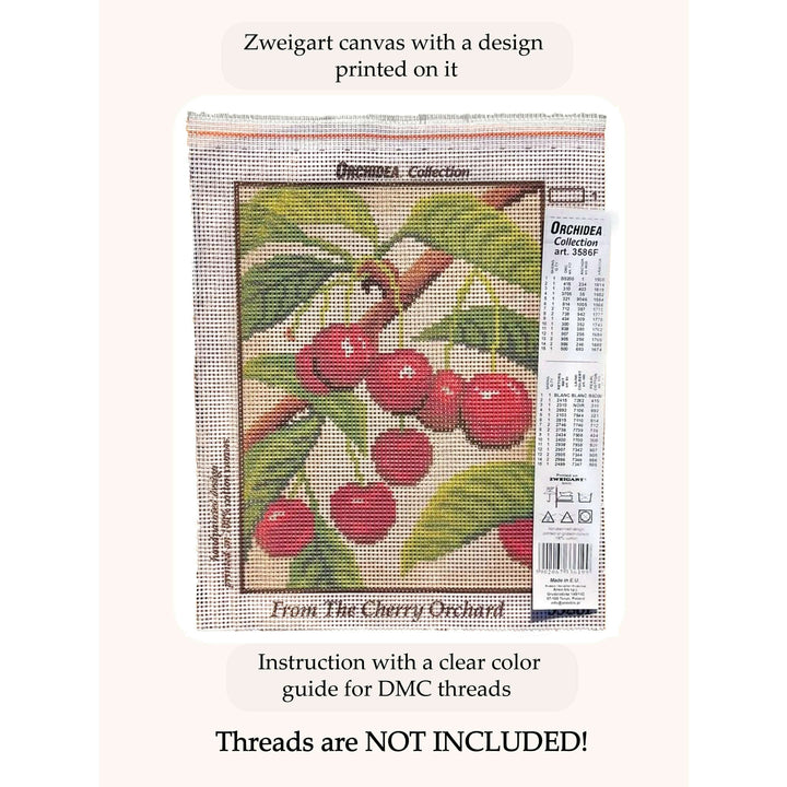 Needlepoint canvas for halfstitch without yarn Siamese 3363F