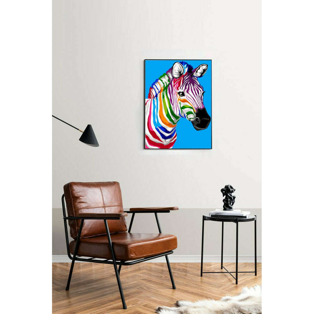 Needlepoint canvas for halfstitch without yarn The Stripes of the Zebra MRC1531439 Margot de Paris Printed Tapestry Canvas