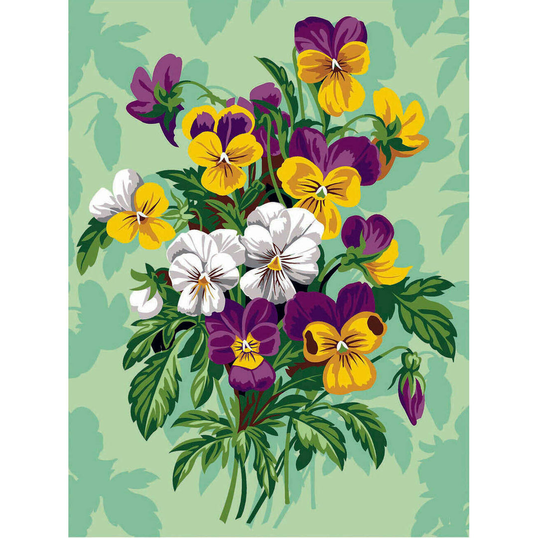 Needlepoint canvas for halfstitch without yarn Thoughts SE926.232 Seg De Paris Printed Tapestry Canvas