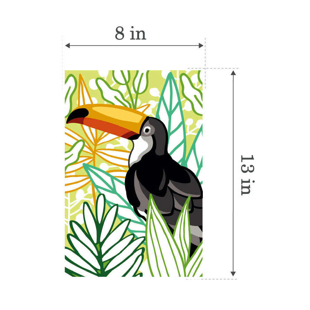 Needlepoint canvas for halfstitch without yarn Toucan Unit SEU928.390 Seg De Paris Printed Tapestry Canvas