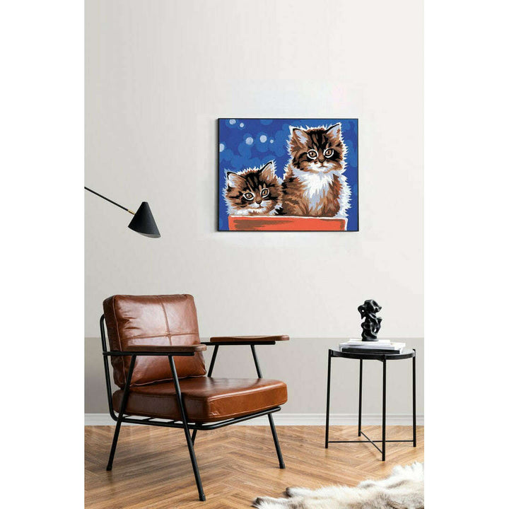 Needlepoint Kit Kittens MRCK76660223 Margot de Paris Printed Tapestry Canvas