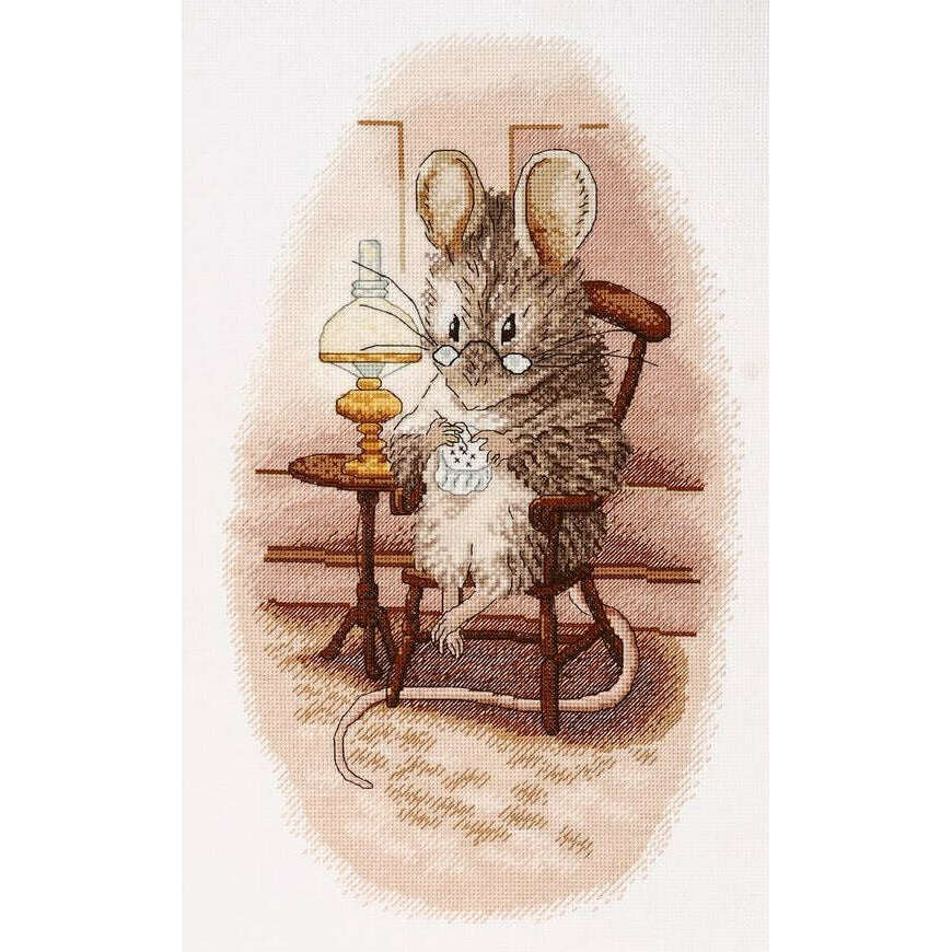 Needlewoman mouse Counted cross stitch kit 1224A