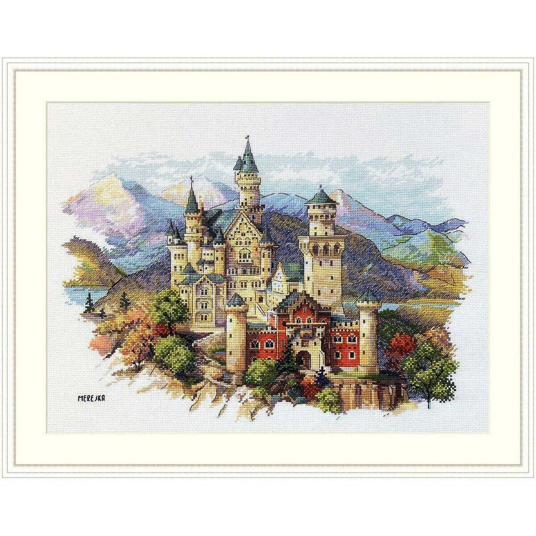 Neuschwanstein Castle K-201 Counted Cross-Stitch Kit