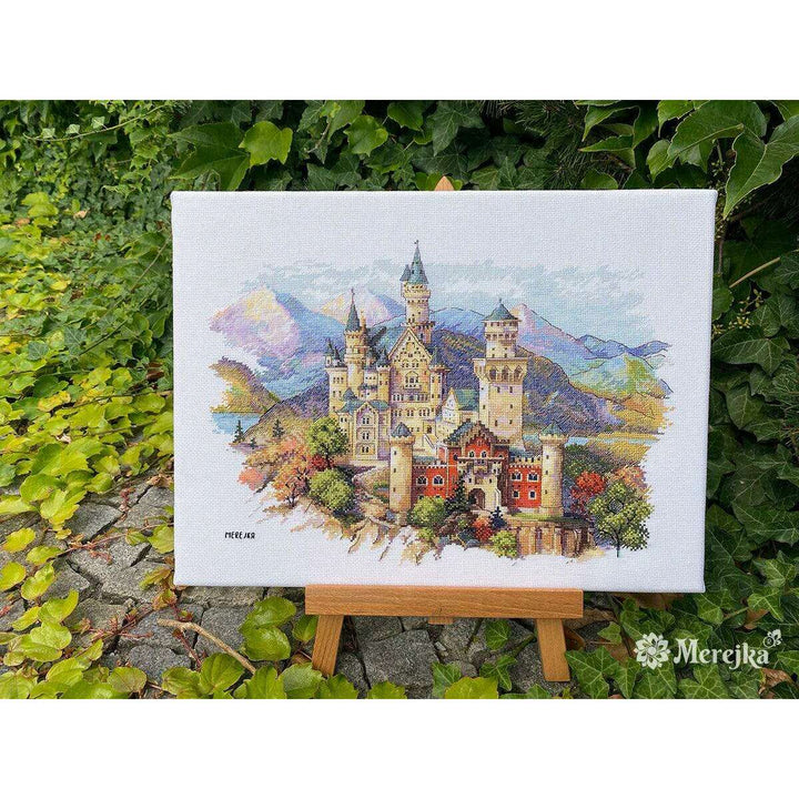 Neuschwanstein Castle K-201 Counted Cross-Stitch Kit