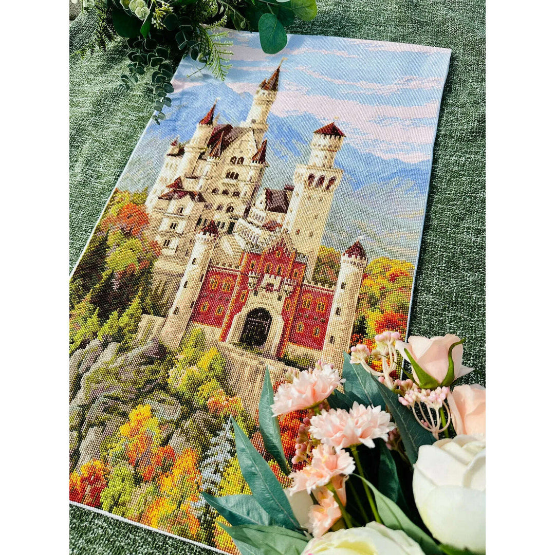 Neuschwanstein Castle R1520 Counted Cross Stitch Kit