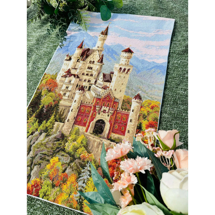 Neuschwanstein Castle R1520 Counted Cross Stitch Kit