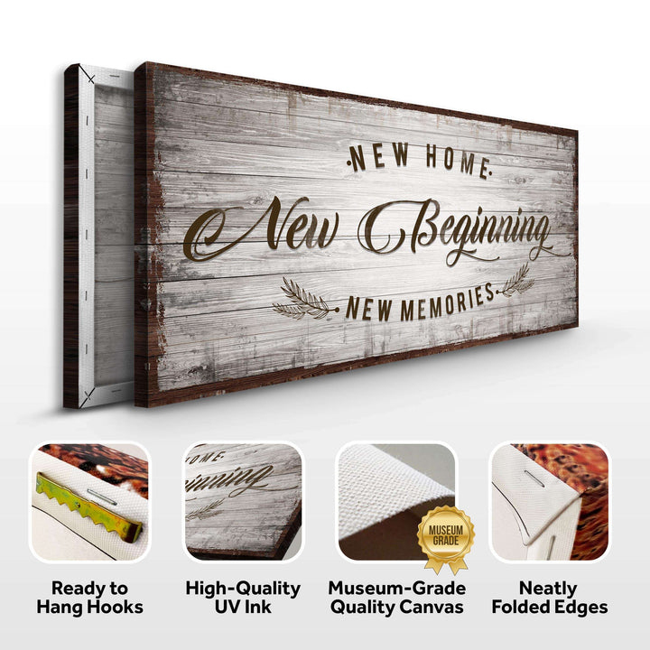 New Home, New Beginning Sign IV