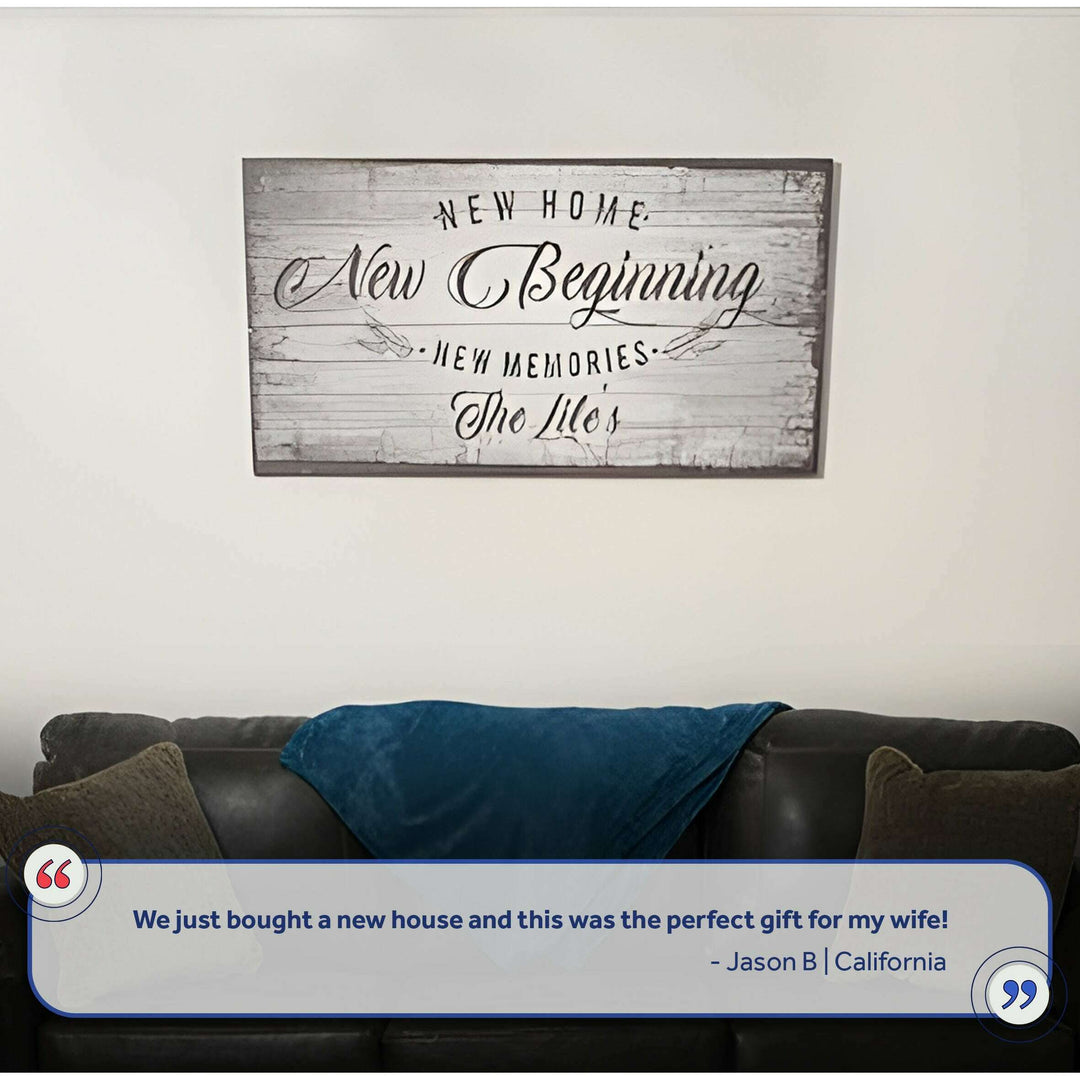 New Home, New Beginning Sign IV