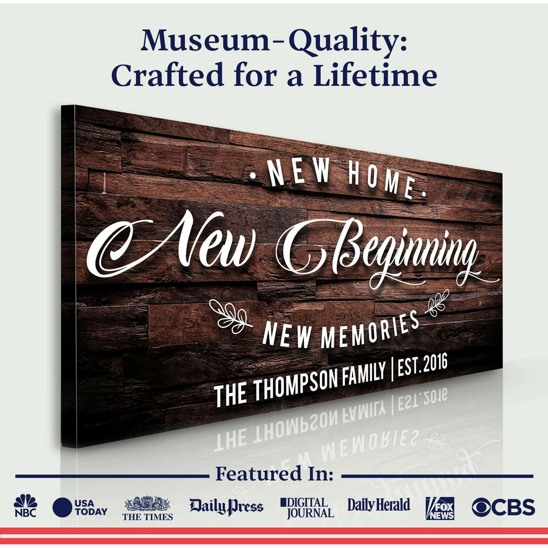 New Home Sign III
