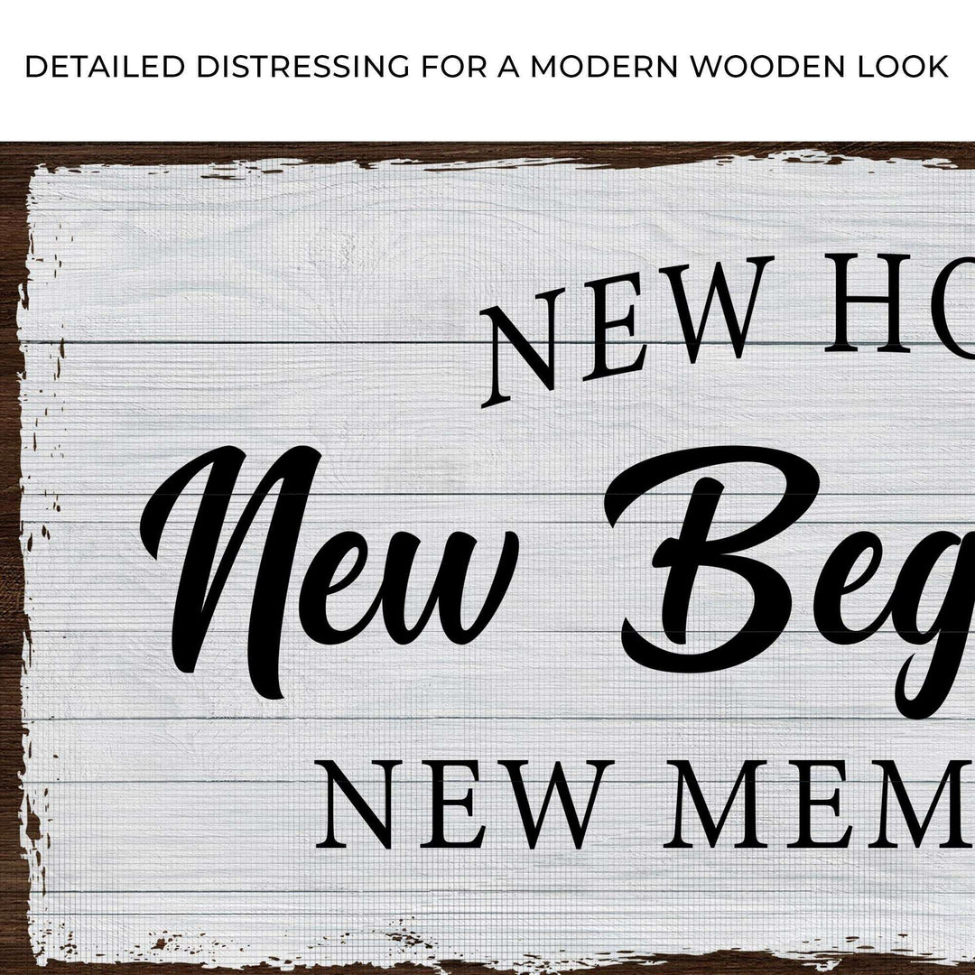 New Home Sign