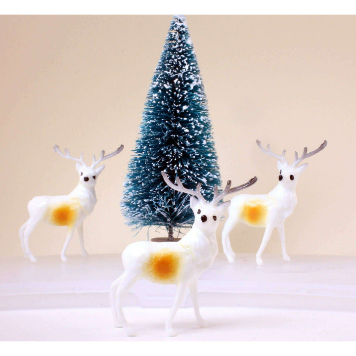 New Old Stock 1.5" Reindeer Decorative Figurine, 1960s