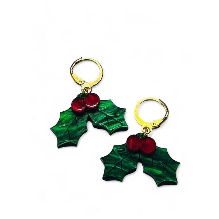 NEW! "THE LITTLE ONES" Earrings - Christmas Mistletoe image 1