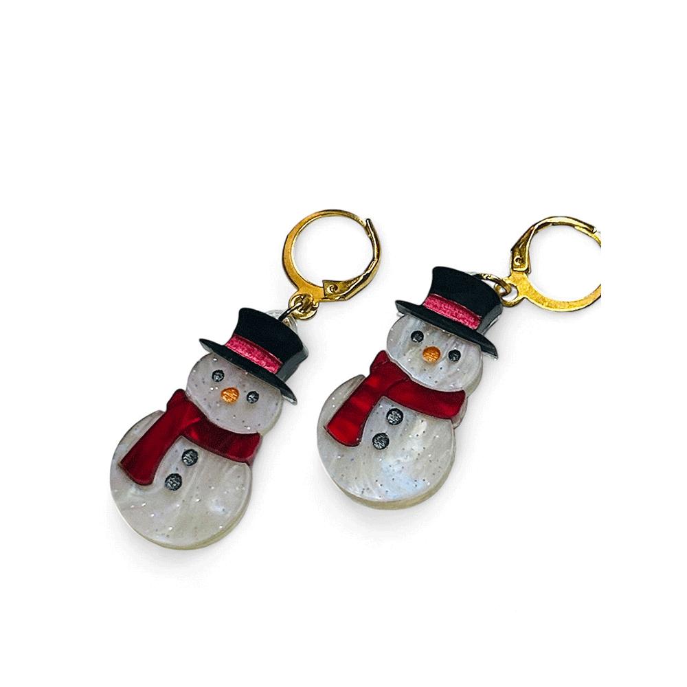 NEW! "THE LITTLE ONES" Earrings - Mini Snowman image 4