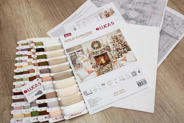 New Year B2416L Counted Cross-Stitch Kit