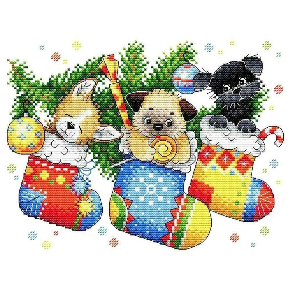 New Year Surprise SM-566  Counted Cross Stitch Kit