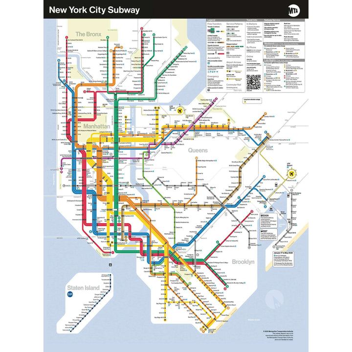 New York Subway Map Jigsaw Puzzle
