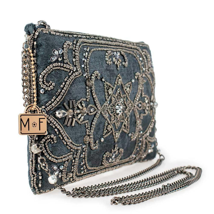 Night Light, Pewter Mini Crossbody Handbag by Mary Frances image 2