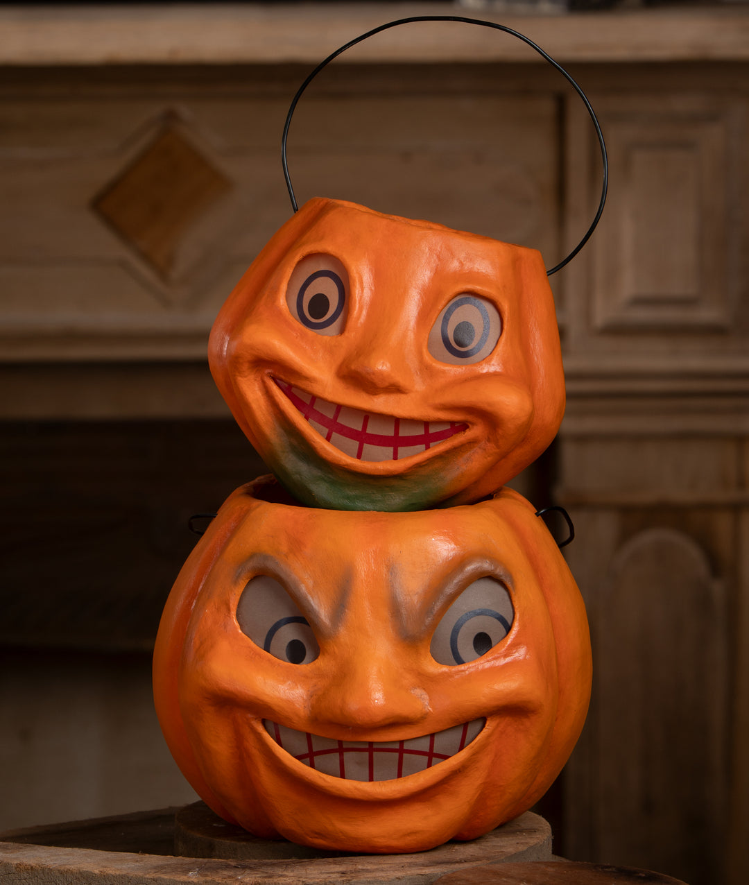 Vintage Silly Pumpkin Bucket by Bethany Lowe Designs, image 3