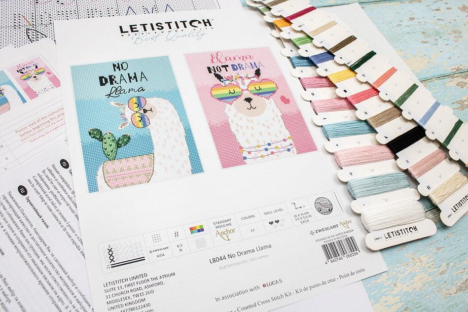 No drama Llama L8044 Counted Cross Stitch Kit