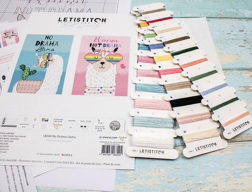 No drama Llama L8044 Counted Cross Stitch Kit