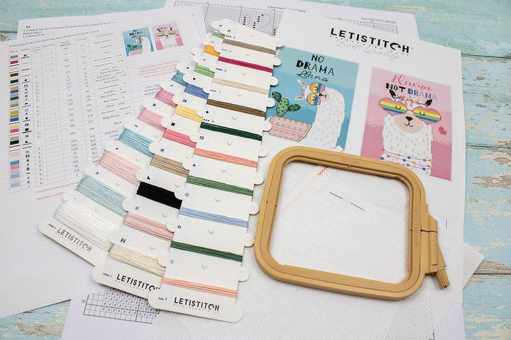 No drama Llama L8044 Counted Cross Stitch Kit