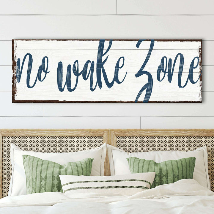 No Wake Zone Sign XV