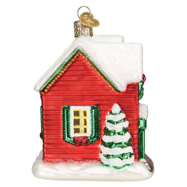 Old World Christmas Norman Rockwell You're Home! Blown Glass Ornament