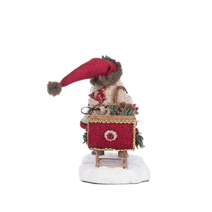 North Country Santa Pulling Sleigh Candle Holder by Katherine's Collection image 4