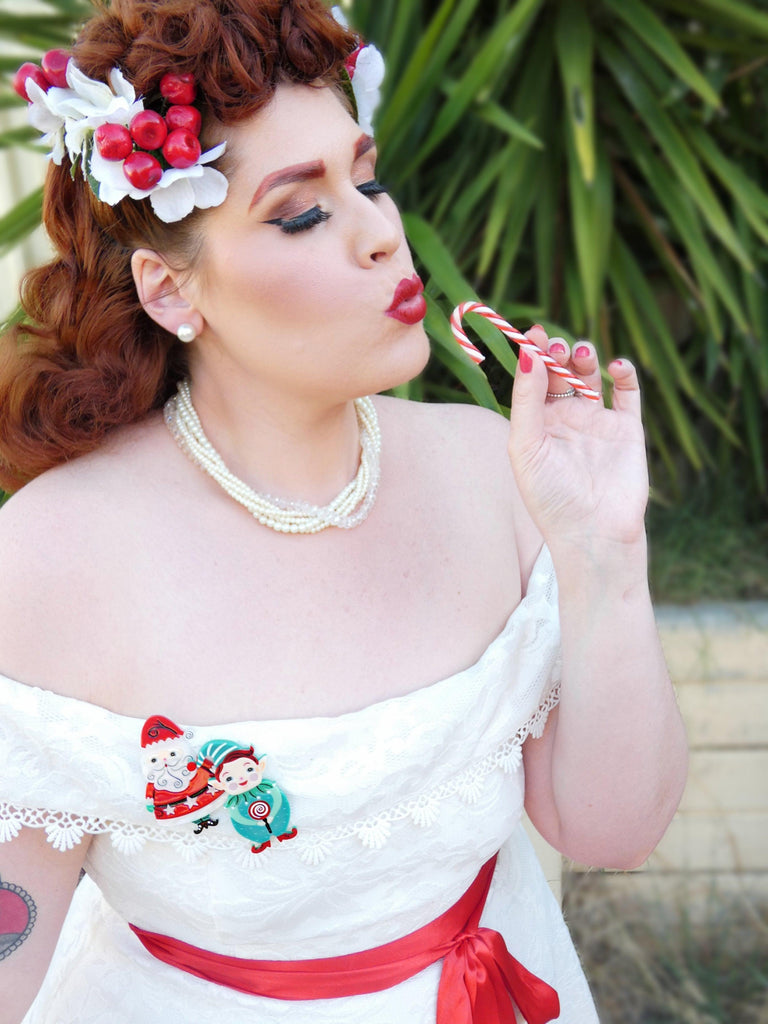 North Pole Apprentice Brooch Johanna Parker x Lipstick & Chrome - Quirks!