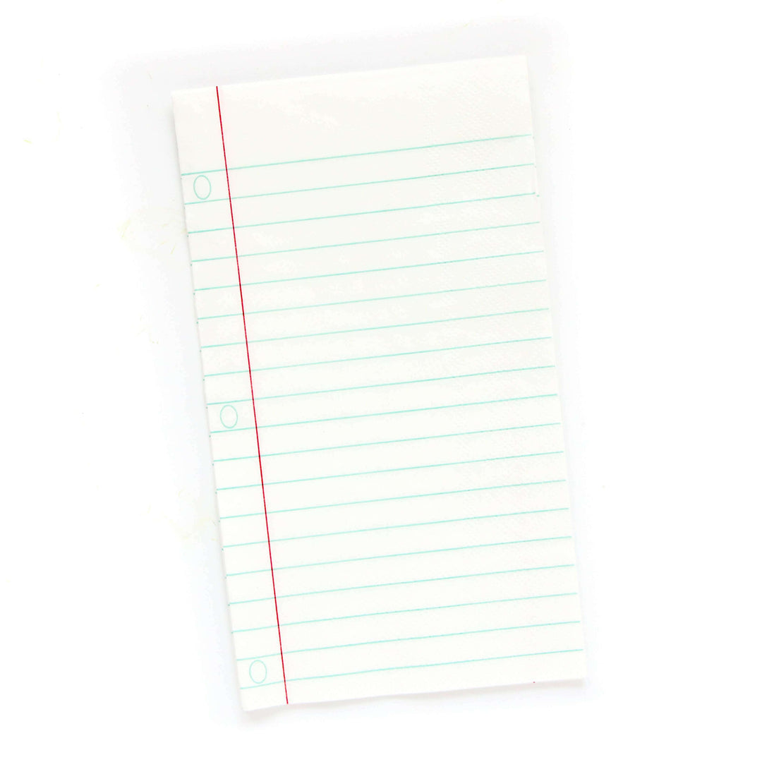 Notebook Paper Napkin