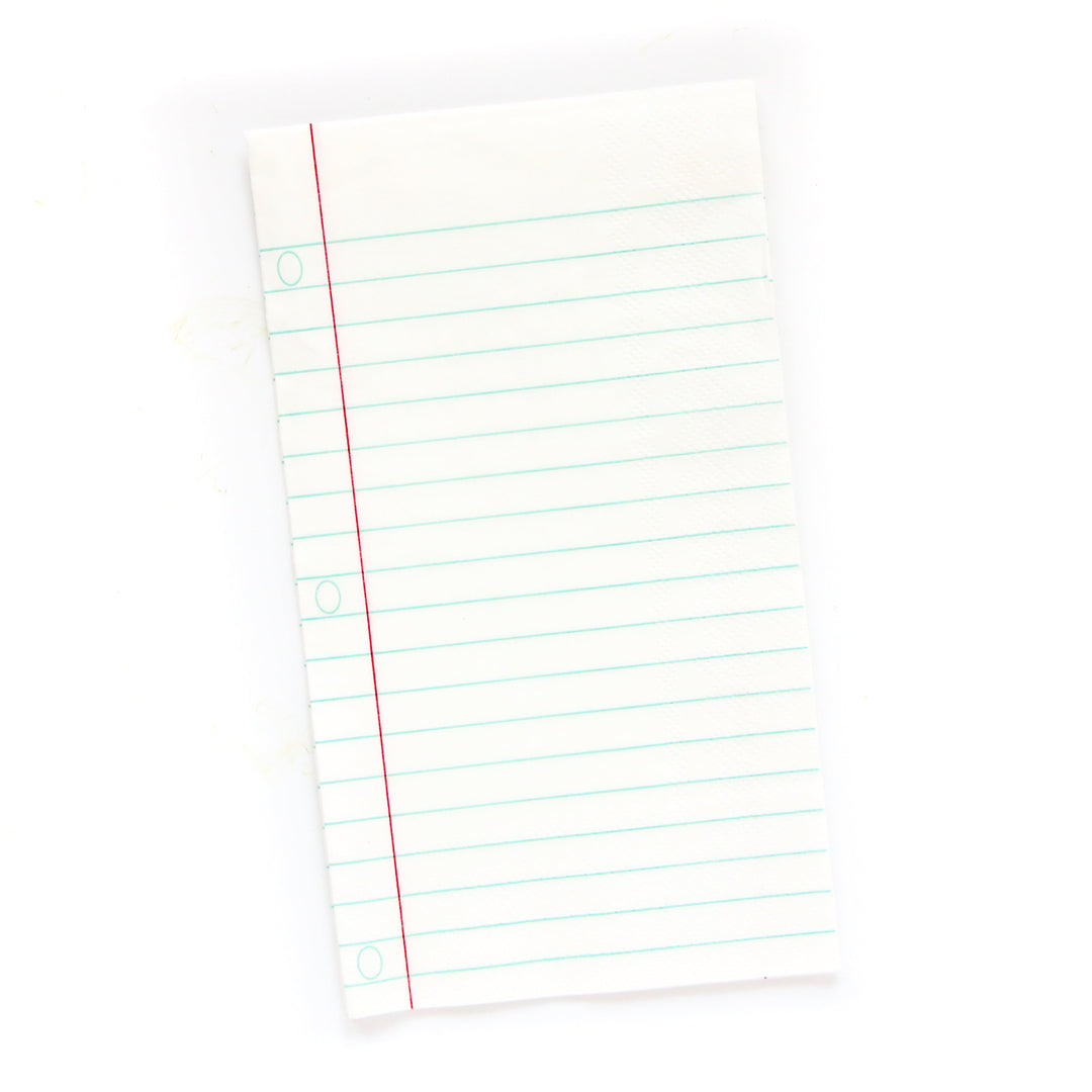 Notebook Paper Napkin