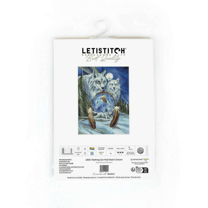 Nothing Can Hold Back A Dream L8067 Counted Cross Stitch Kit
