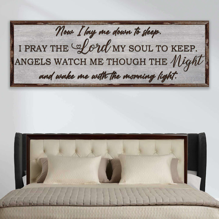 Now I Lay Me Down To Sleep Sign