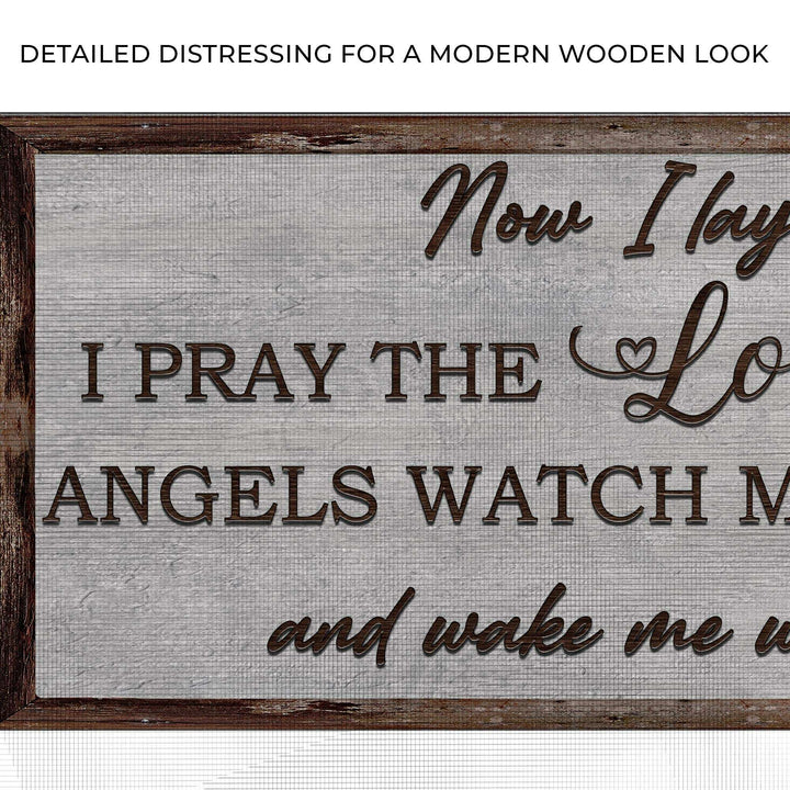 Now I Lay Me Down To Sleep Sign