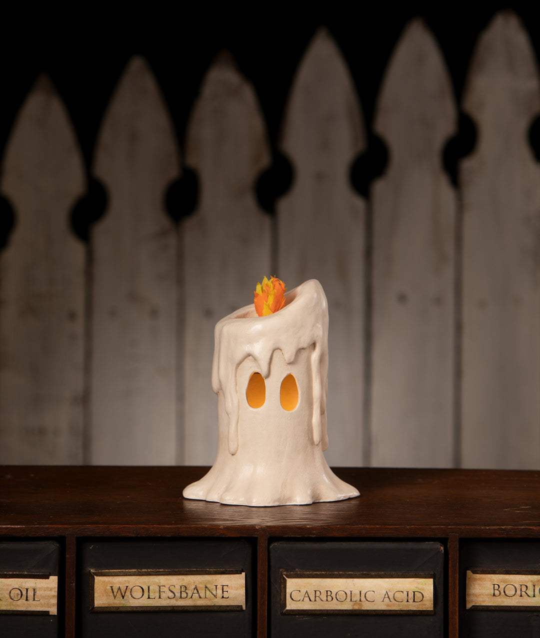 Medium Flam'in Candle Luminary by Bethany Lowe Designs, image 2