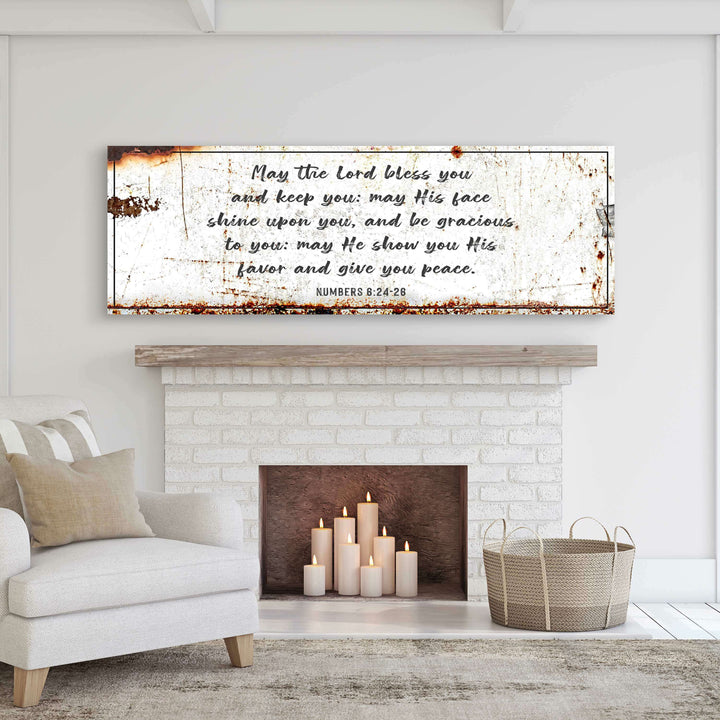 Numbers 6:24-26 - May The Lord Bless You Sign