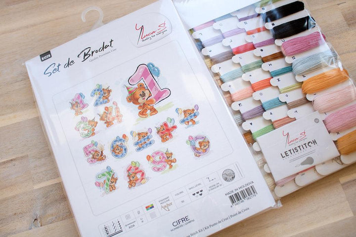 Numbers B1228L Counted Cross-Stitch Kit