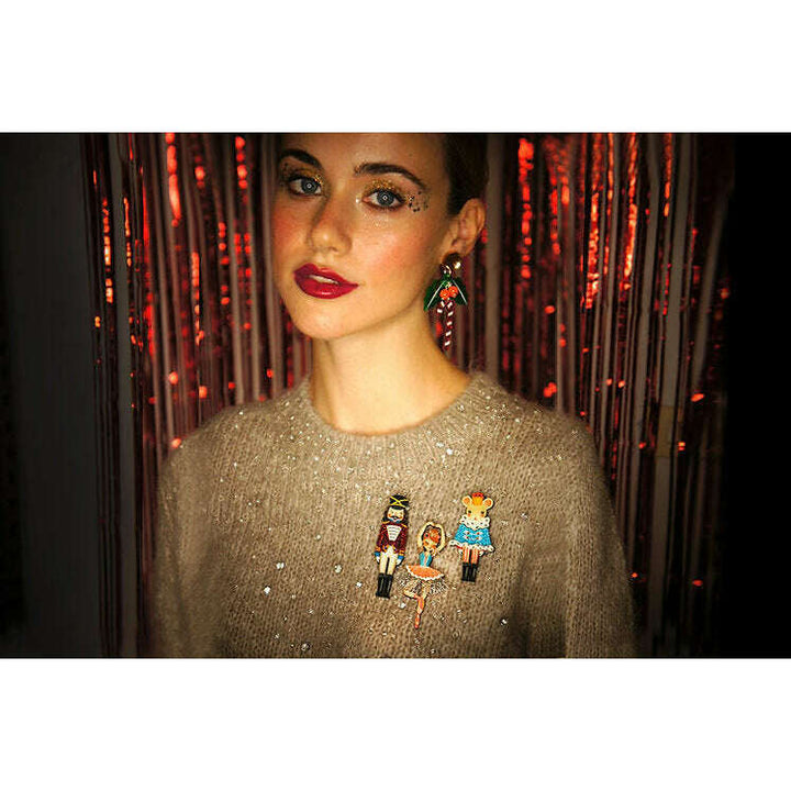 Nutcracker Ballerina Brooch by Laliblue