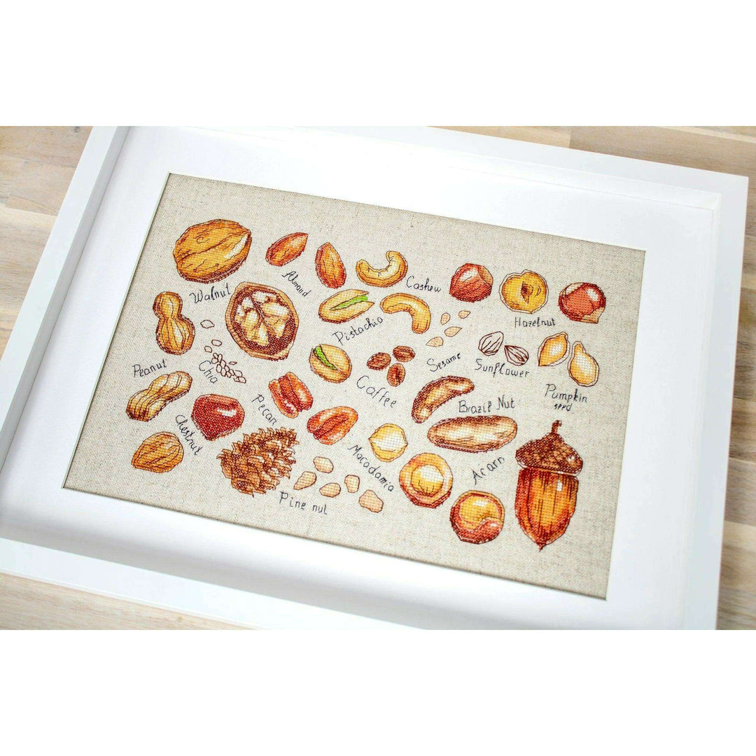 Nuts & seeds B1165L Counted Cross-Stitch Kit