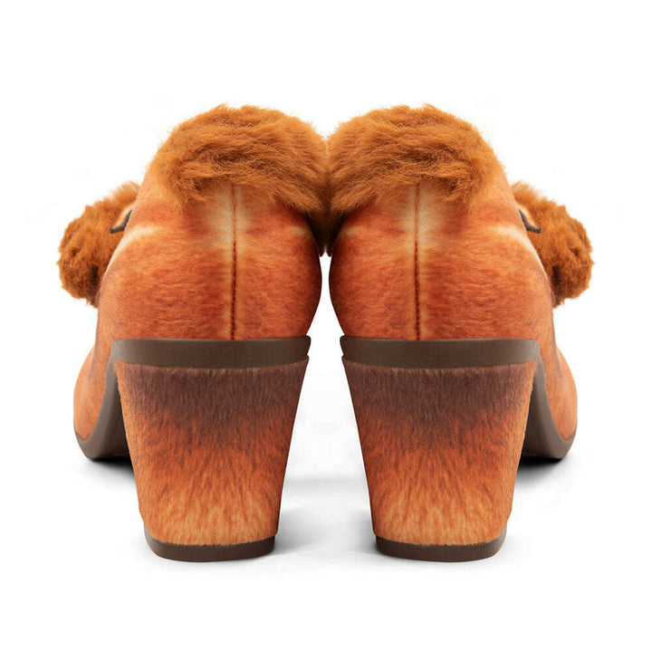 Nutty Cheeks Women's Mary Jane Mid Heels